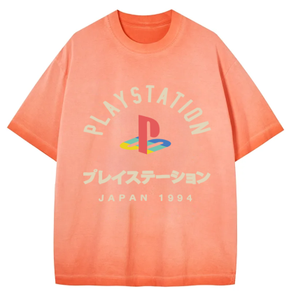PlayStation Japan Gradient Washed T-Shirt