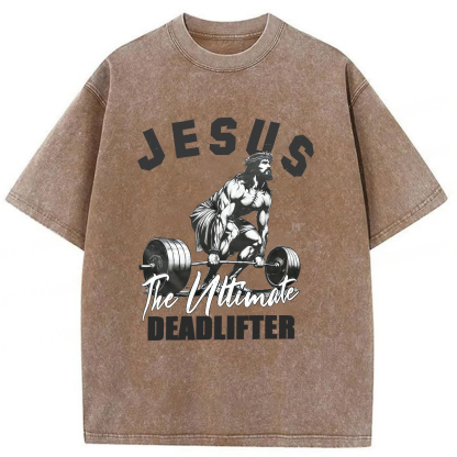 Tokyoviva The Ultimate Deadlifter Washed T-shirt