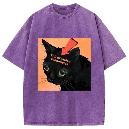 Full of Violen Tendencies Washed T-Shirt
