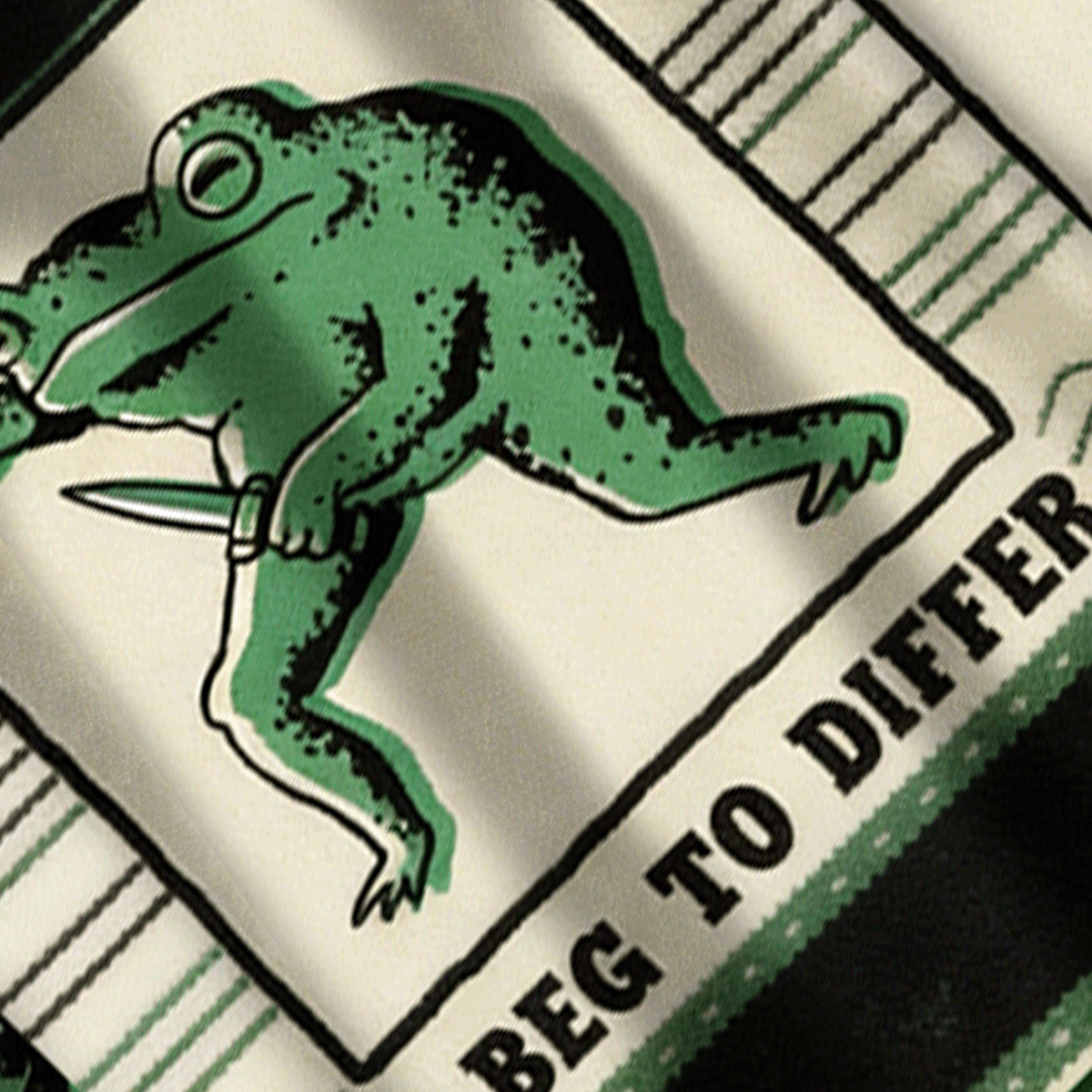 Baddiecat I Beg To Differ Frog Ugly Sweatshirt