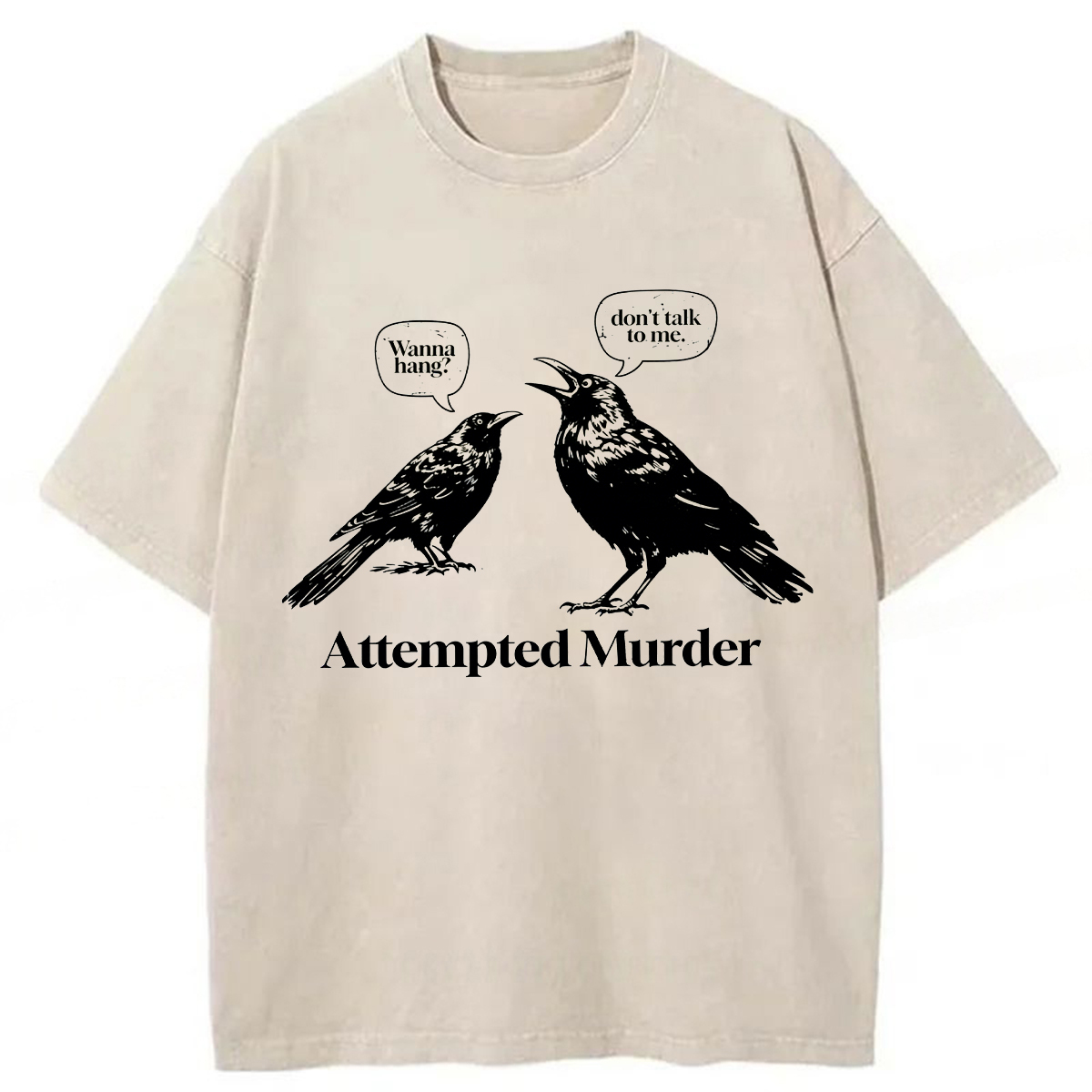 Tokyoviva Murdering Crows Washed T-shirt