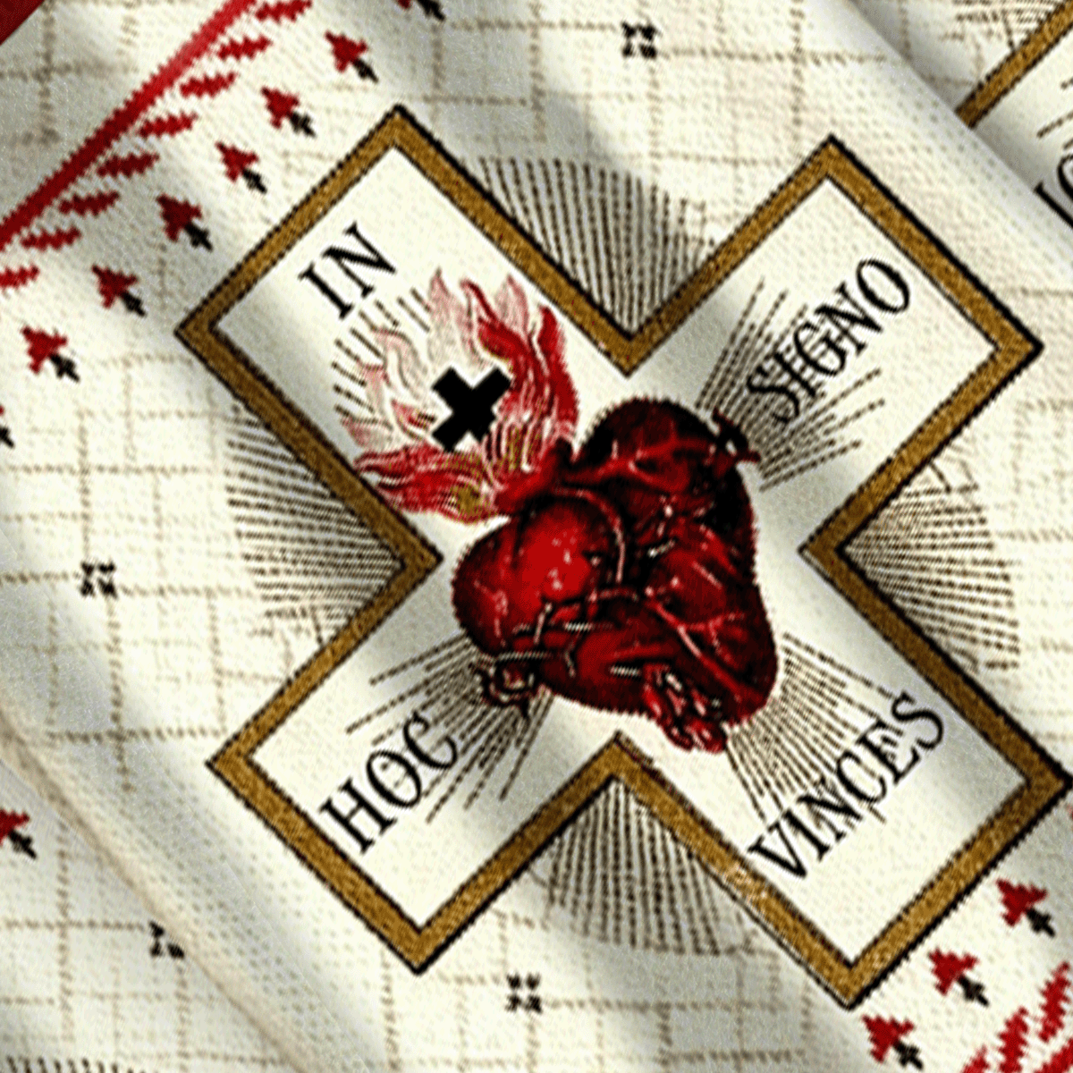 Baddiecat Sacred Heart In Vinces Donut Ugly Sweatshirt