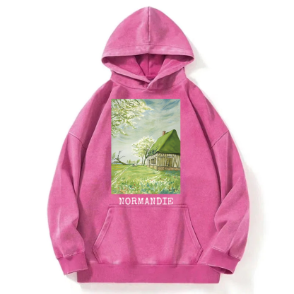 Normandie Travel Washed Hoodie