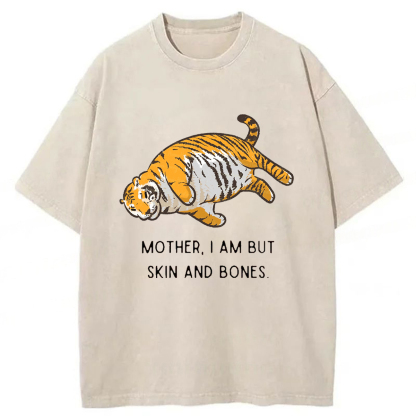 Tokyoviva Overweight Tiger And Its Doting Owner Washed T-shirt