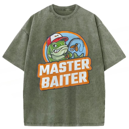 Tokyoviva Funny Master Baiter Washed T-shirt