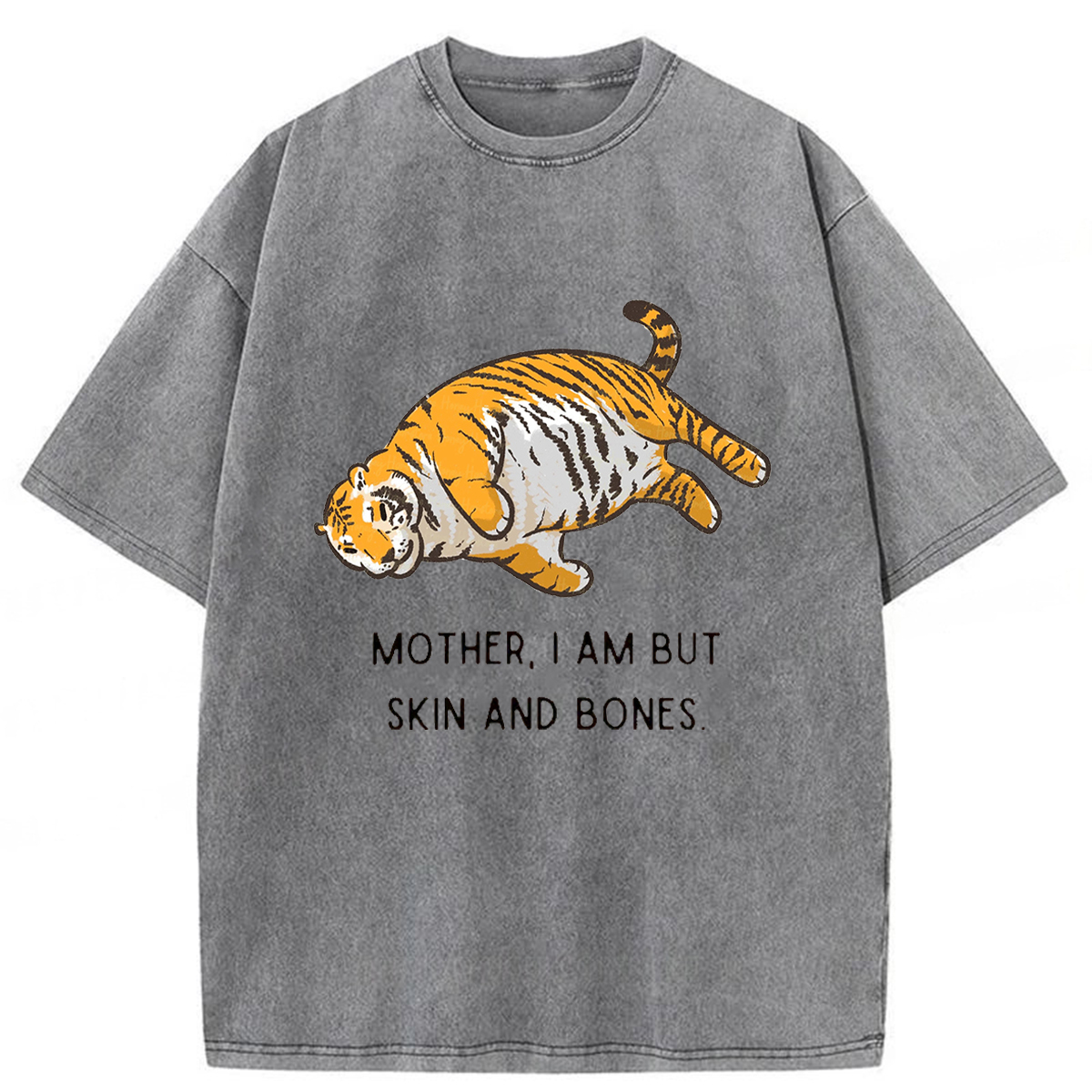 Tokyoviva Overweight Tiger And Its Doting Owner Washed T-shirt