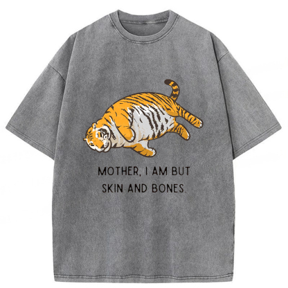 Tokyoviva Overweight Tiger And Its Doting Owner Washed T-shirt
