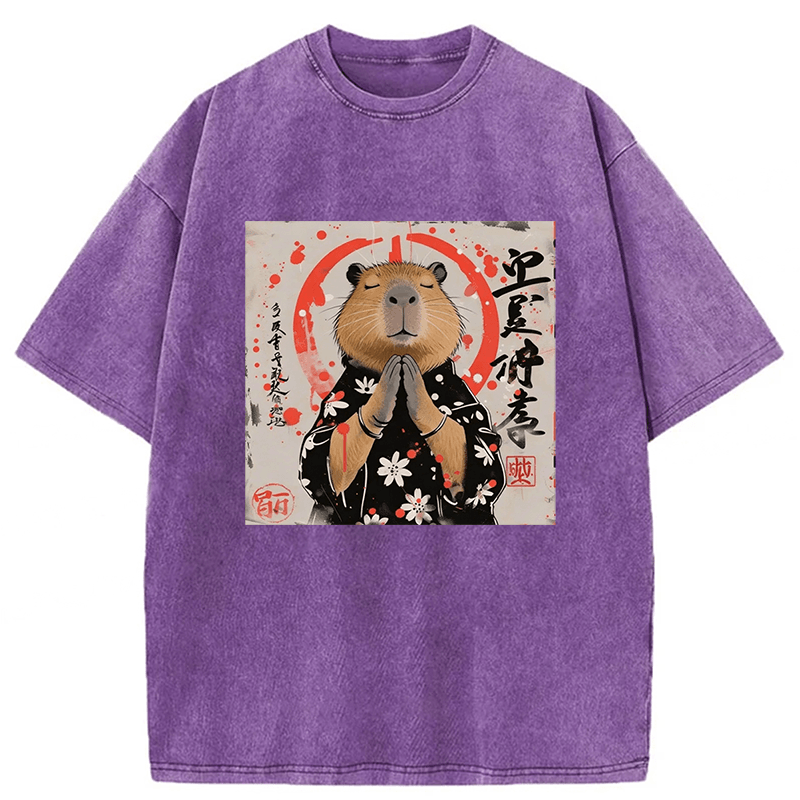 Tokyoviva Capybara Washed T-shirt