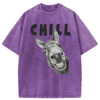 Tokyoviva Chill Donkey Washed T-shirt