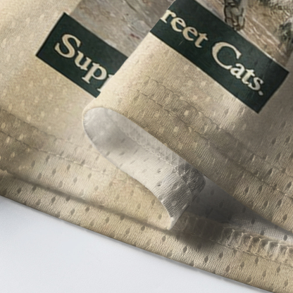 Baddiecat Support Local Street Cats Mesh Jersey