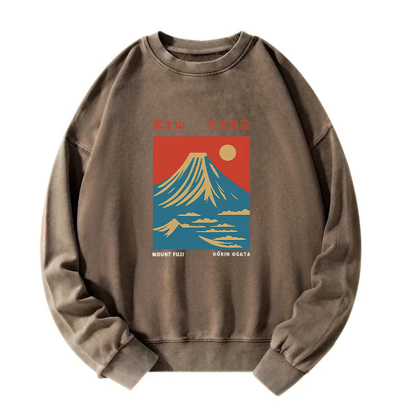 Mount Fuji Vintage Washed Sweatshirt
