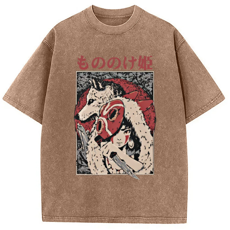 Princess Mononoke Washed T-Shirt