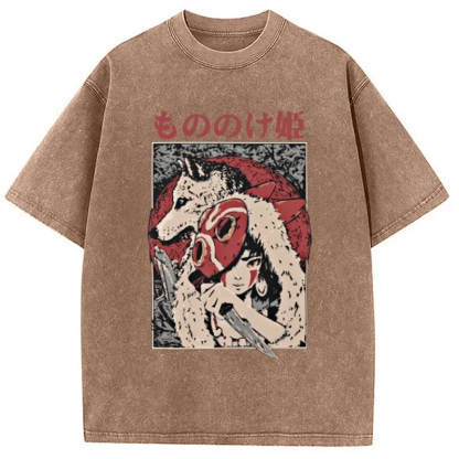 Princess Mononoke Washed T-Shirt
