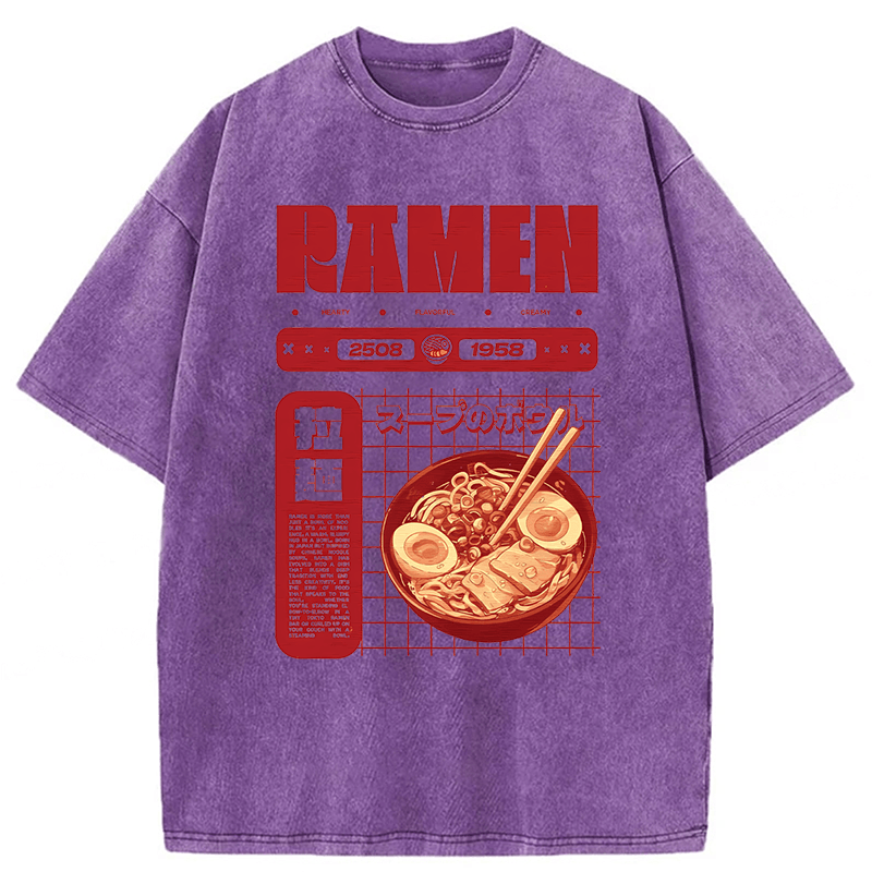 Tokyoviva Ramen Washed T-shirt