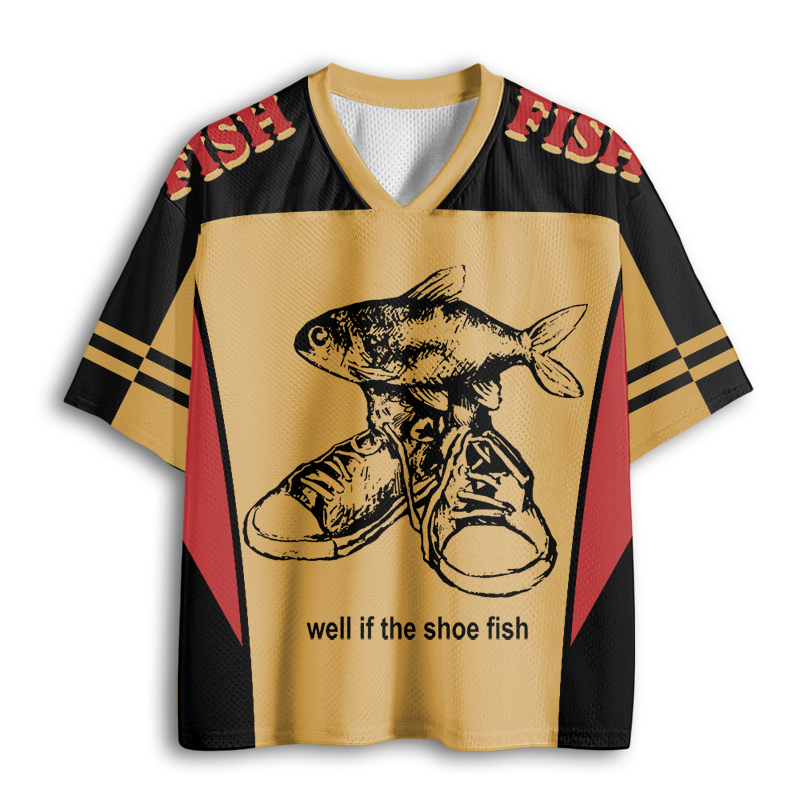 Baddiecat Shoe Fish Cursed Mesh Jersey