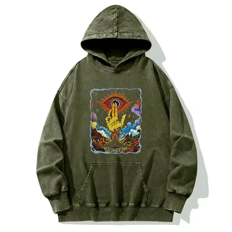 The Hand of Insight Washed Hoodie