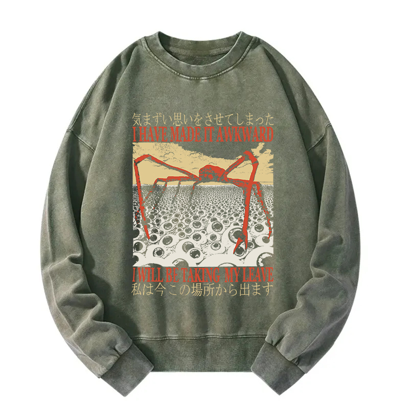 I Have Made It Awkward Vintage Washed Sweatshirt