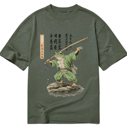 Frog Samurai Japanese Art Vintage Classic T-Shirt