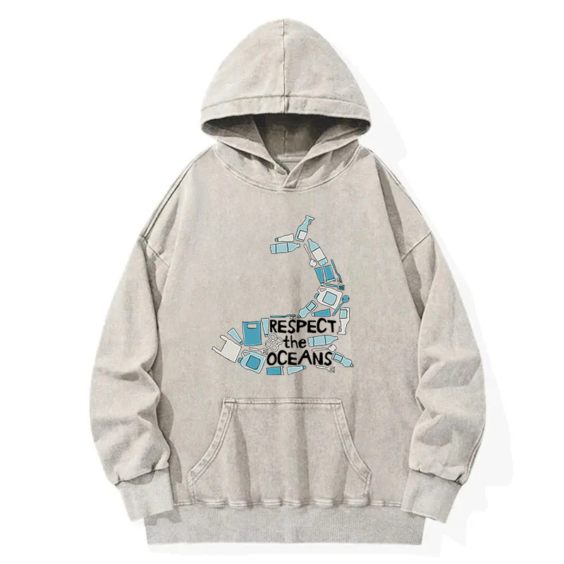 Respect the Oceans Washed Hoodie