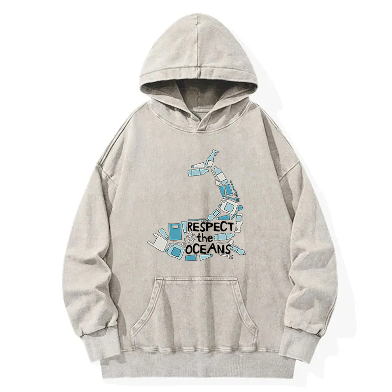 Respect the Oceans Washed Hoodie