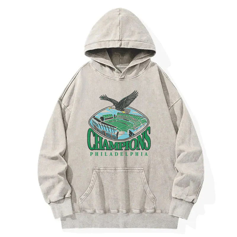 Philadelphia Eagles Champions Washed Hoodie