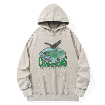 Philadelphia Eagles Champions Washed Hoodie