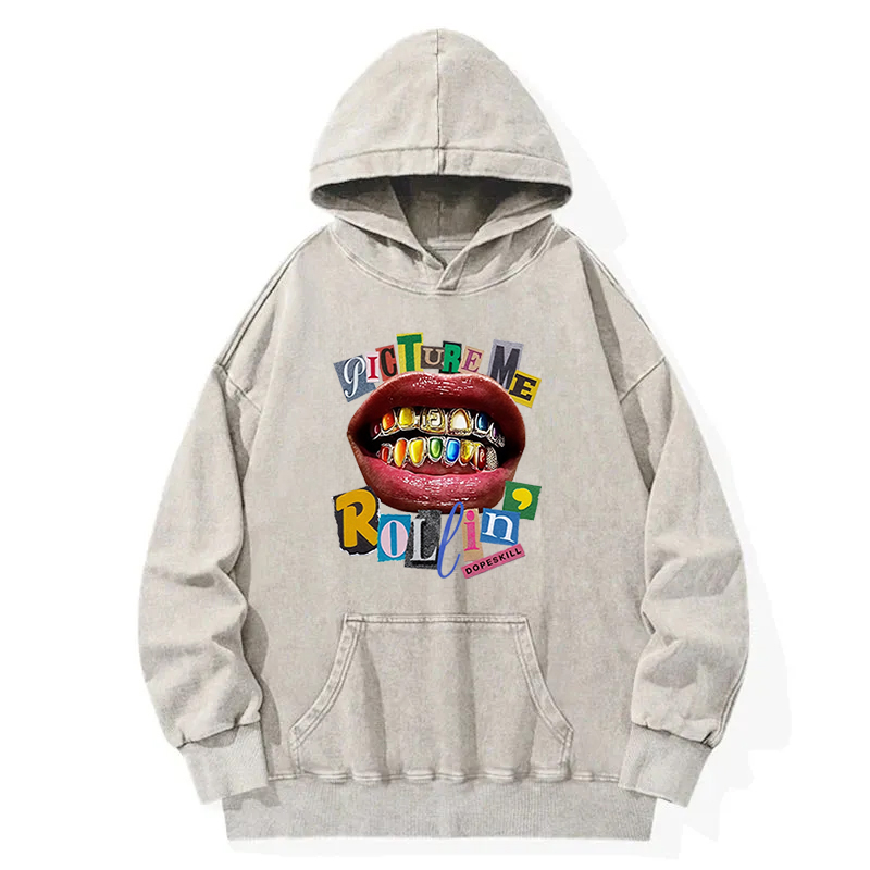 Picture Me DopeSkill Washed Hoodie