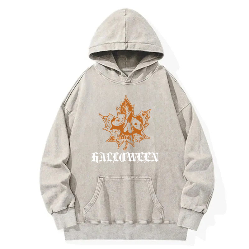 Maple Leaf Mirror Washed Hoodie