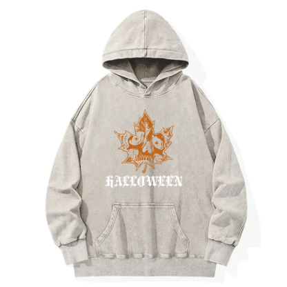 Maple Leaf Mirror Washed Hoodie