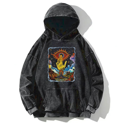 The Hand of Insight Washed Hoodie