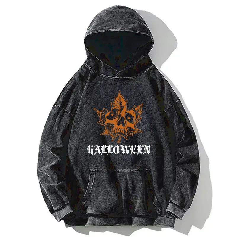 Maple Leaf Mirror Washed Hoodie