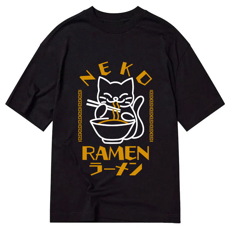 Cat Obsessed With Ramen Classic T-Shirt