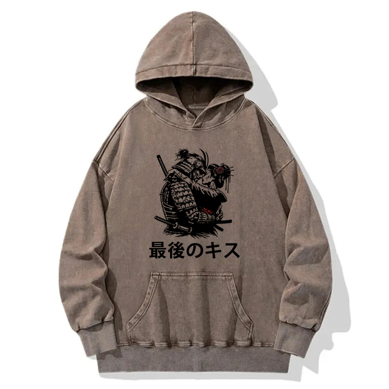 Samurai Last Kiss Washed Hoodie