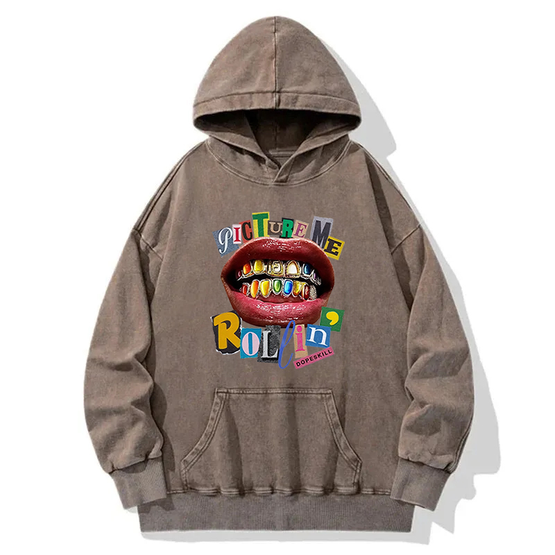 Picture Me DopeSkill Washed Hoodie
