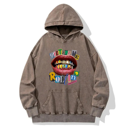 Picture Me DopeSkill Washed Hoodie