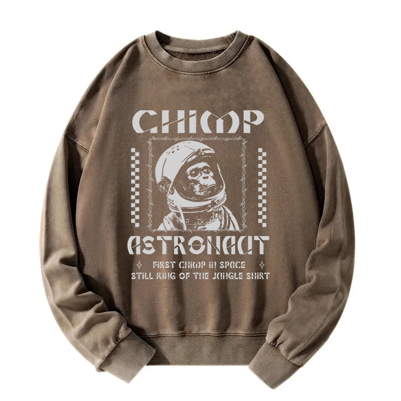 Chimp Astronaut Washed Sweatshirt