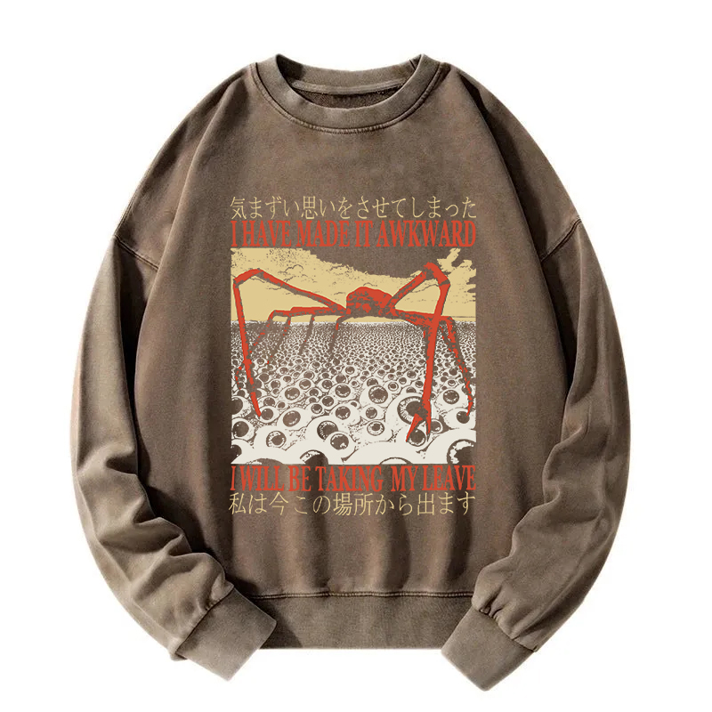 I Have Made It Awkward Vintage Washed Sweatshirt