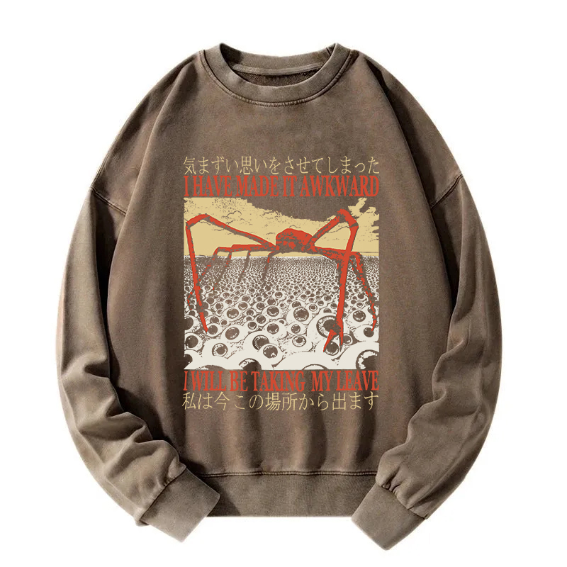 I Have Made It Awkward Vintage Washed Sweatshirt