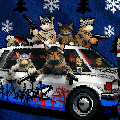 Funny Cat Gang Ugly Sweatshirt