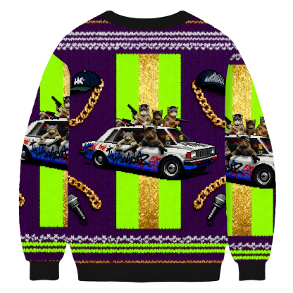 Funny Cat Gang Ugly Sweatshirt