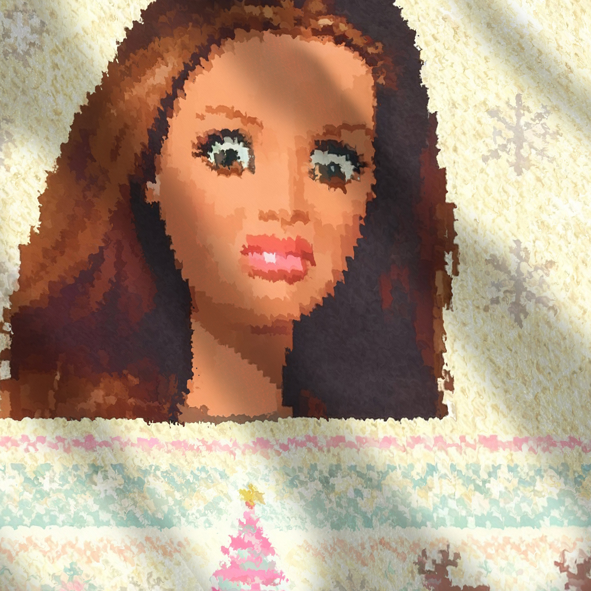 Doll Face Meme Ugly Sweatshirt