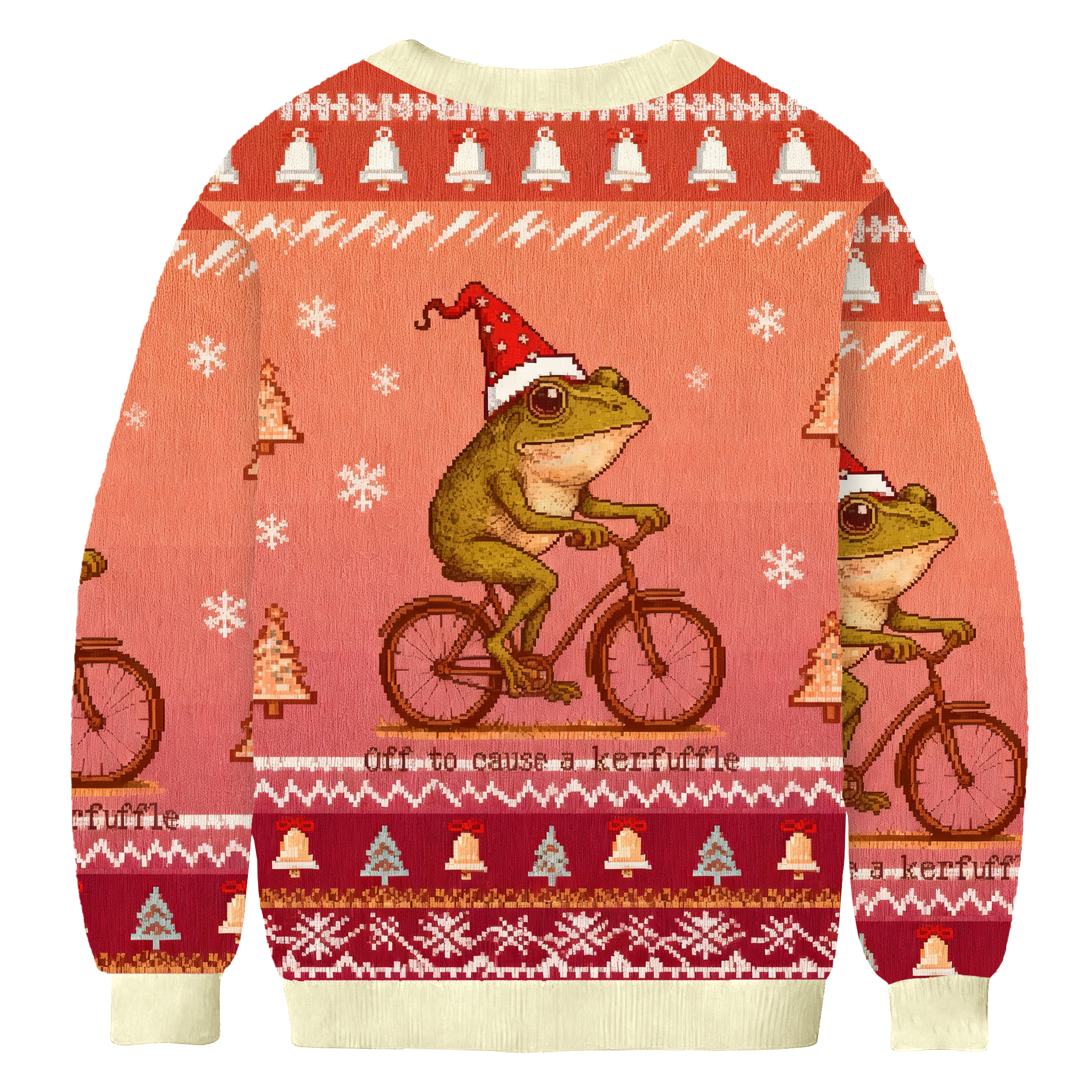 Off To Cause A Kerfuffle Frog Ugly Sweatshirt