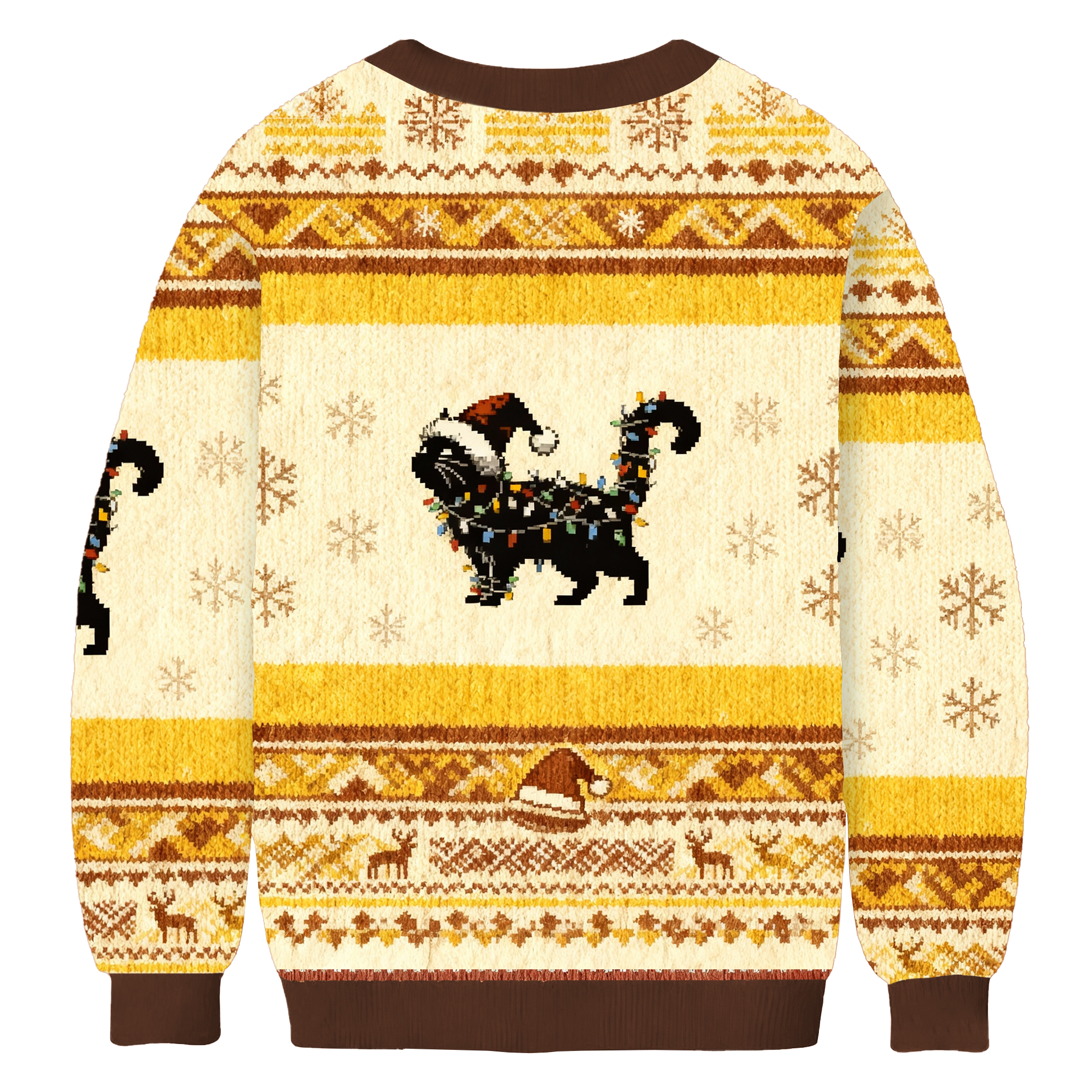 Funny Cute Cat Christmas Ugly Sweatshirt