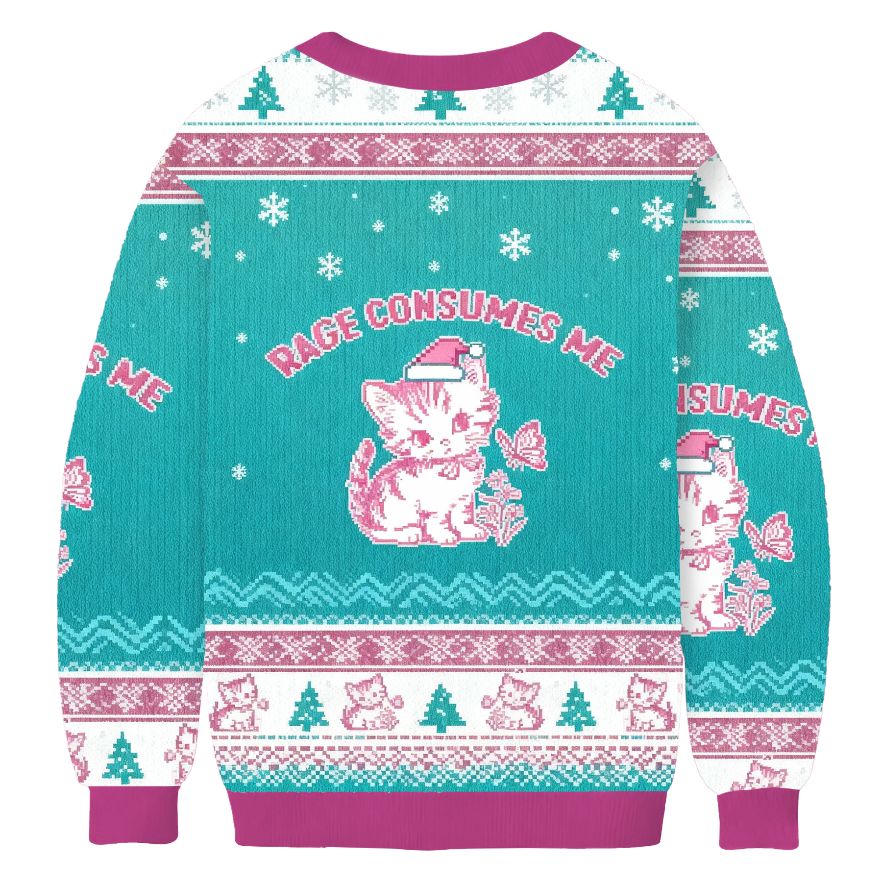 Rage Consumes Me Ugly Sweatshirt