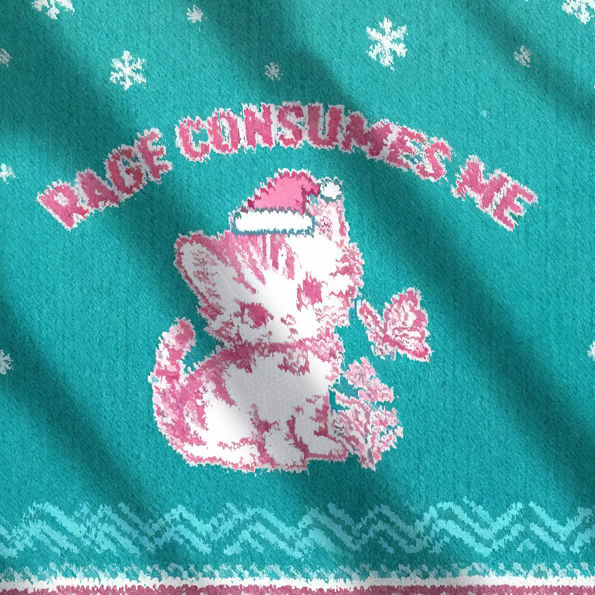 Rage Consumes Me Ugly Sweatshirt