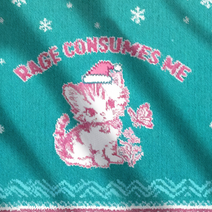Rage Consumes Me Ugly Sweatshirt