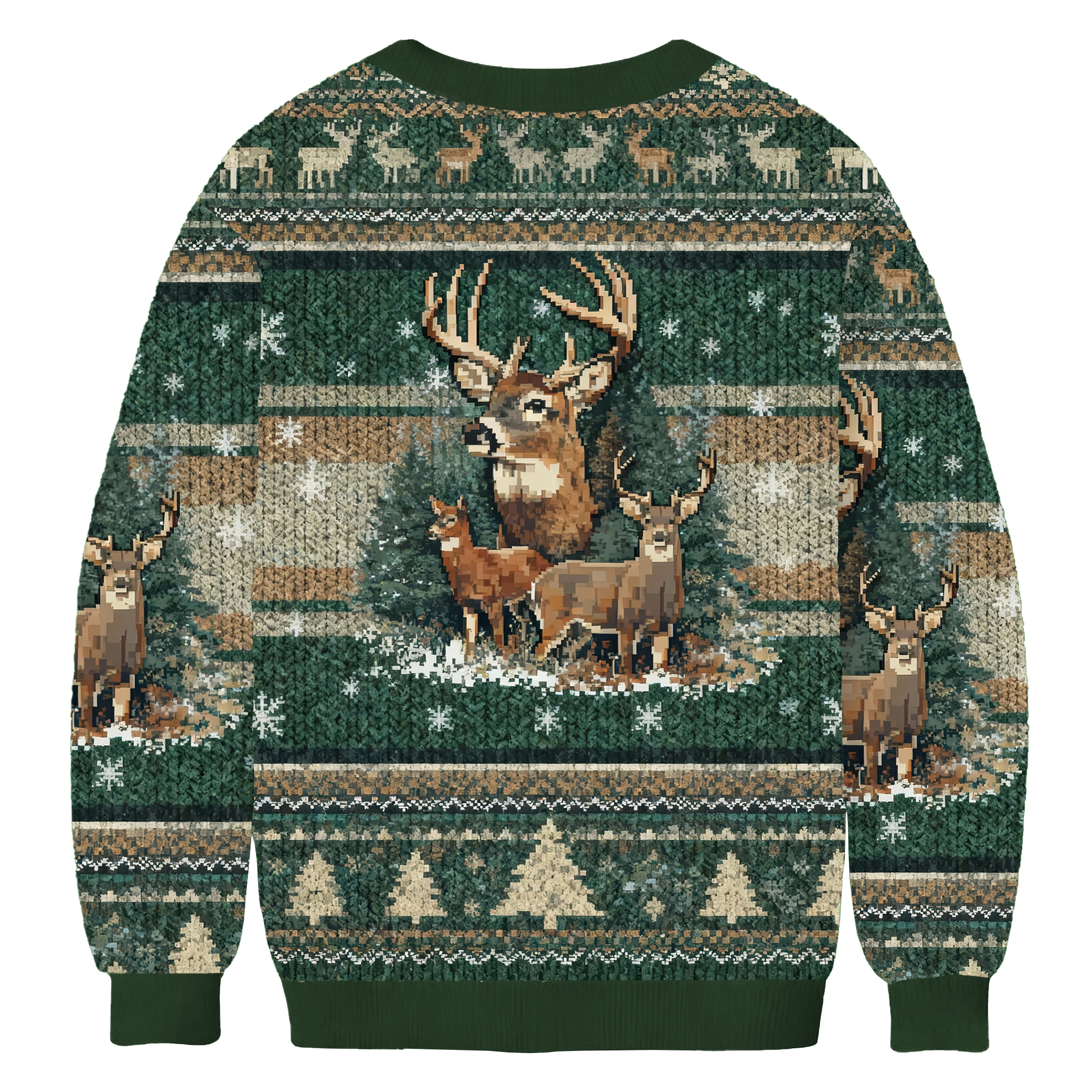 Funny Deer Forest Ugly Sweatshirt