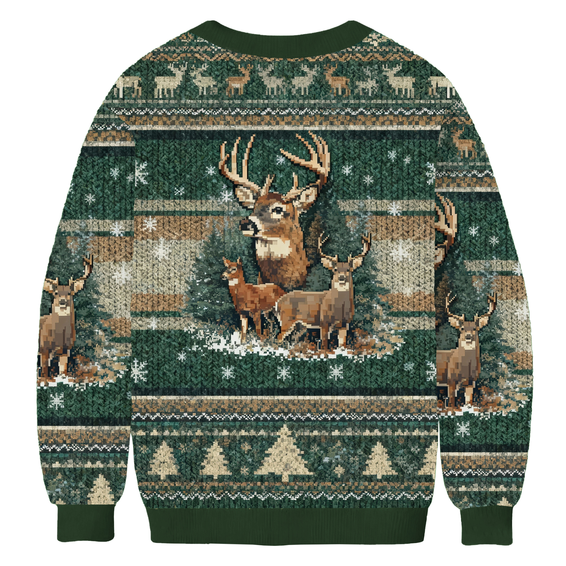 Funny Deer Forest Ugly Sweatshirt