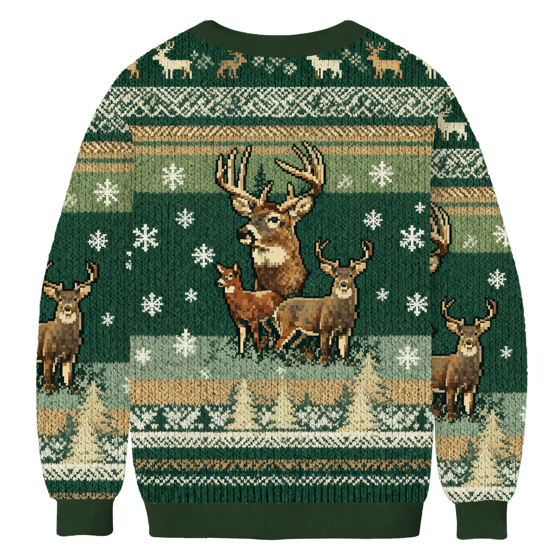 Funny Deer Forest Ugly Sweatshirt