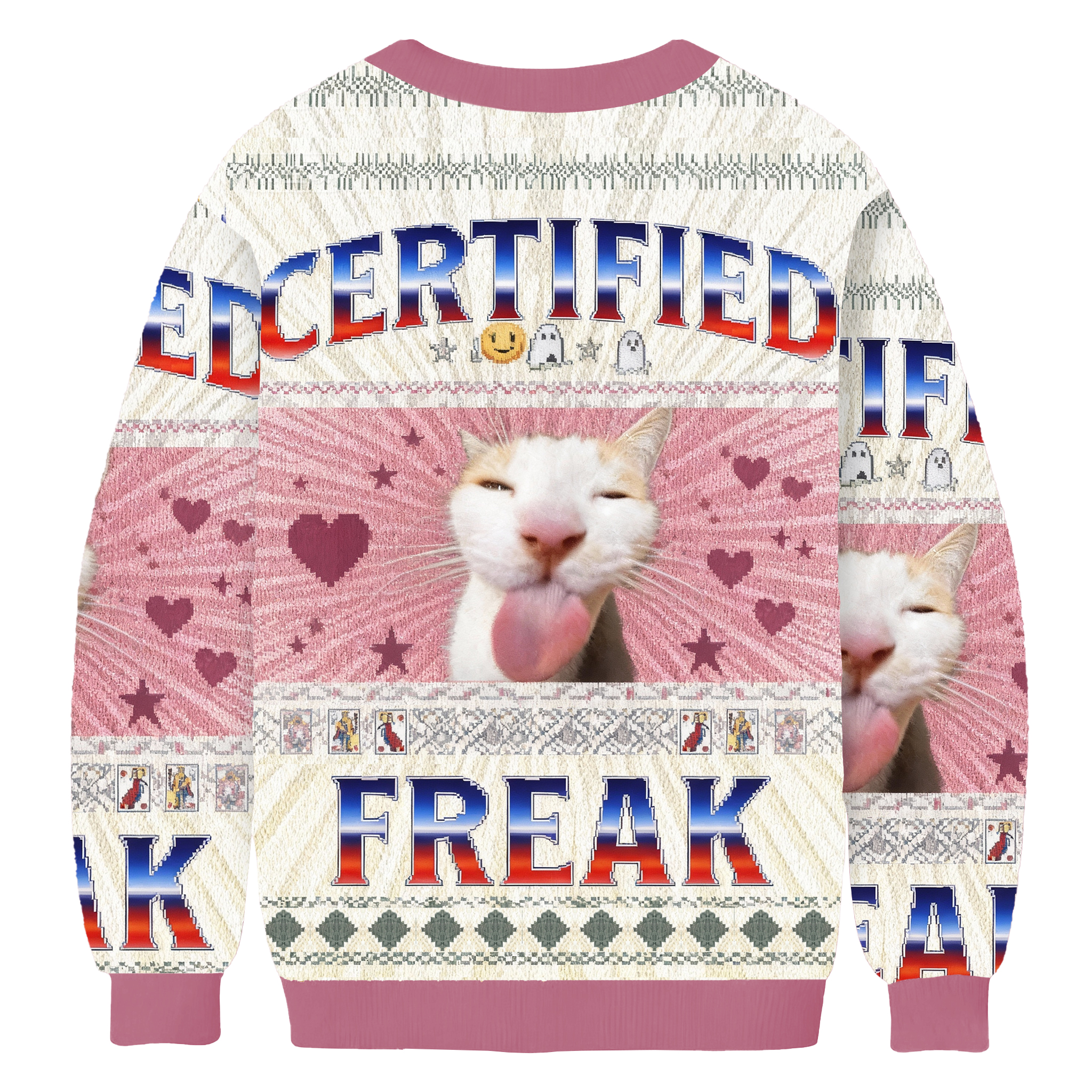 Certified Freak Christmas Ugly Sweatshirt